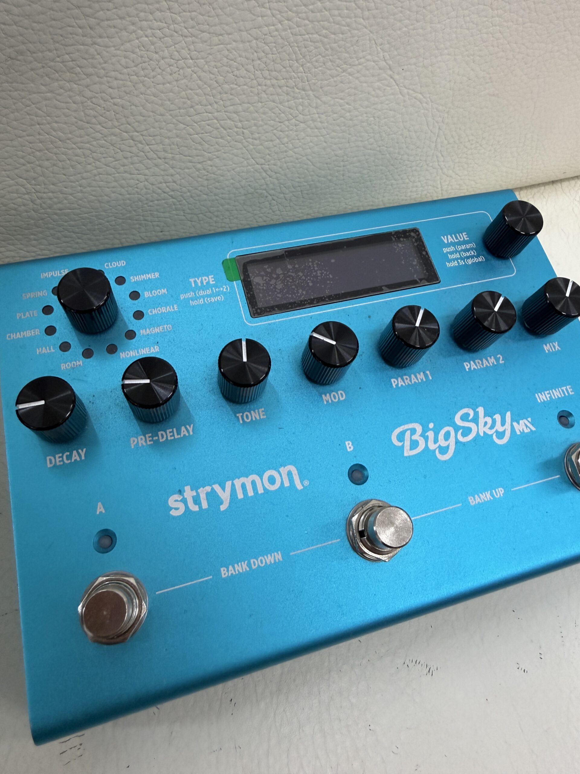 Strymon BigSky MX（大倉の現メインのリバーブ）の実機